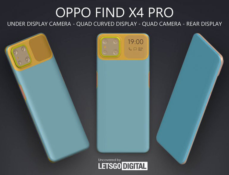 疑似OPPO Find X4 Pro手机外形图曝光 或加入屏下和副屏设计-第2张图片-科技快讯