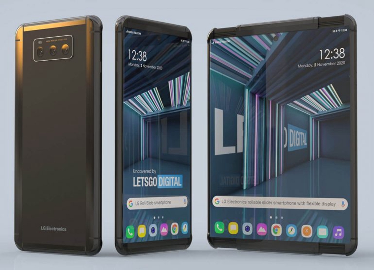 LG 卷轴滑动式手机曝光，两侧拉出化身平板电脑-第3张图片-科技快讯