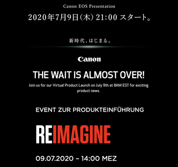 7月9日晚8点 佳能全球同步发布相机新品-第2张图片-科技快讯