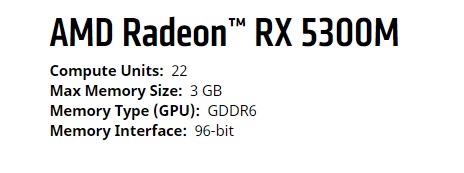 AMD移动入门级RX 5300M性能与GTX1650相当-第2张图片-科技快讯