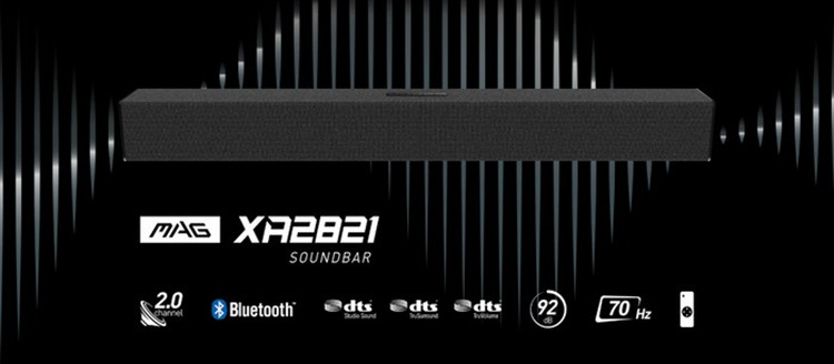 微星发布MAG XA 2821条形音箱：四单元配置 支持DTS音效-第3张图片-科技快讯
