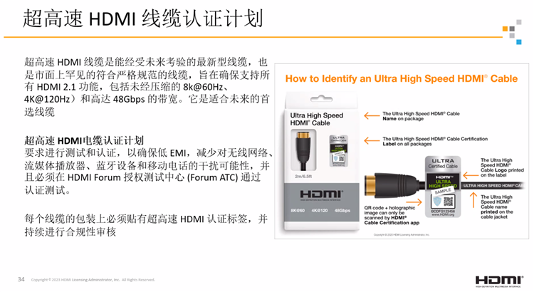 CES 2023丨HDMI迎来全新线上线缆认证方式，HDMI 2.1a还将有小规模更新-第7张图片-科技快讯