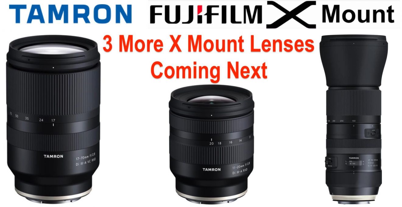 腾龙将发布更多X富士卡口镜头 可能含11-20mm、17-70mm-第1张图片-科技快讯