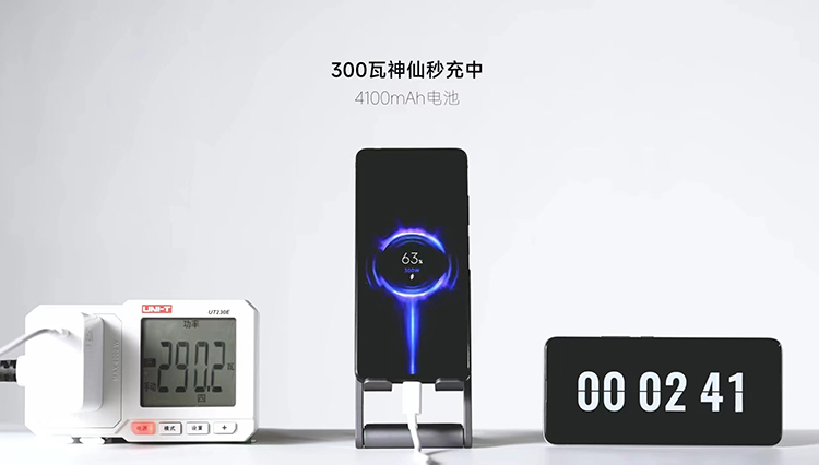 Redmi展示300W快充技术 仅需5分钟充满手机电量-第2张图片-科技快讯
