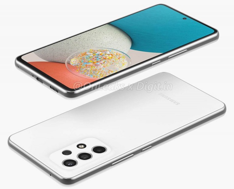 三星Galaxy A53系列渲染图曝光，后置四摄，取消3.5mm接口-第3张图片-科技快讯