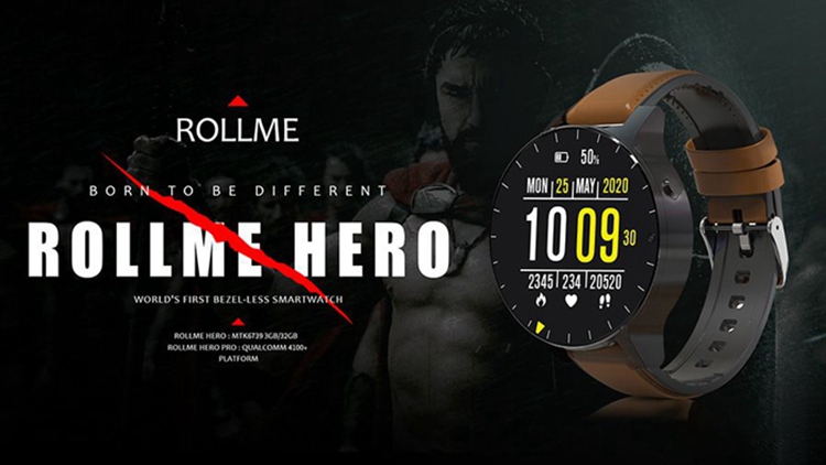Rollme Hero Pro无边框智能手表将发布，或将搭载高通Wear 4100+芯片   -第2张图片-科技快讯