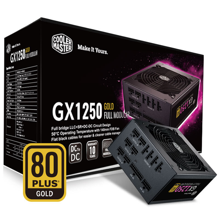 无惧各类功耗怪兽：酷冷至尊GX1250电源提供充沛动力-第1张图片-科技快讯