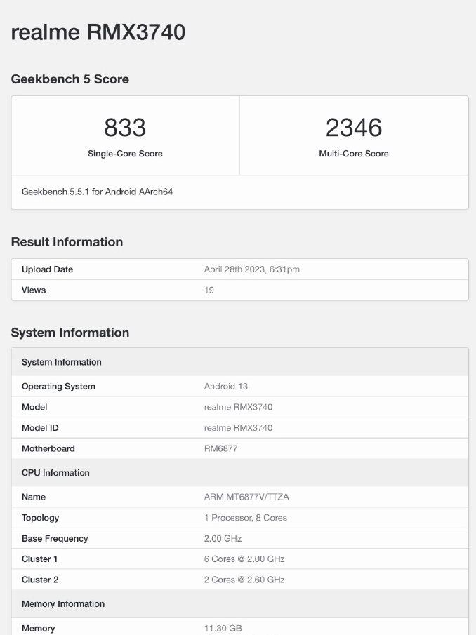 realme真我11系列或首发天玑7050处理器 性能配置与天玑1080无显著差异-第1张图片-科技快讯