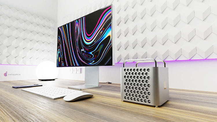 Mac Pro 2021概念渲染图曝光，依然刨丝器设计，搭载苹果自研处理器-第2张图片-科技快讯