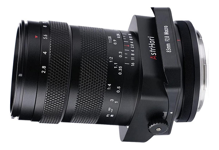 岩石星发布85mm F2.8微距移轴镜头 APS-C下可倾斜8&deg;-第1张图片-科技快讯