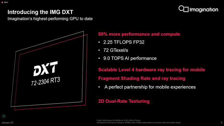 Imagination发布IMG DXT GPU：为移动玩家带来可扩展高级光追技术-第1张图片-科技快讯