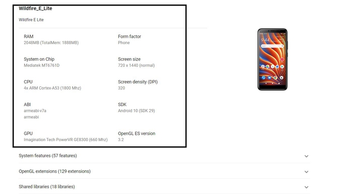 HTC Wildfire E Lite手机渲染图曝光，外观与配置均显发力不足-第2张图片-科技快讯