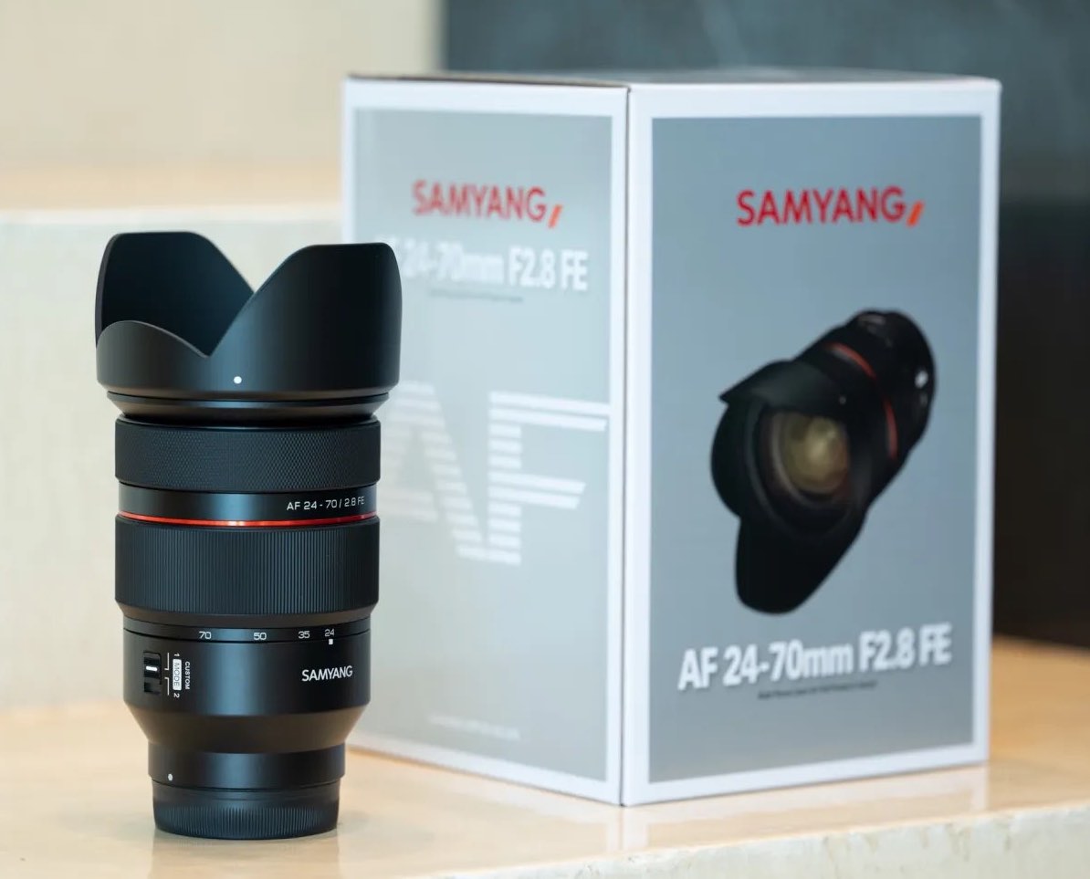 Samyang AF 24-70mm f/2.8 FE曝光 尺寸与原厂相近-第3张图片-科技快讯