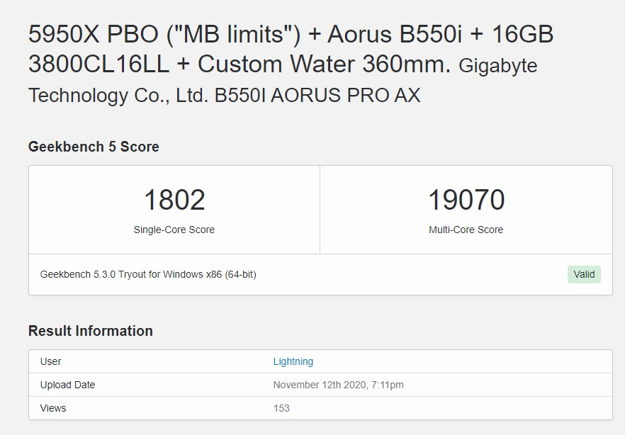 AMD高频低能？R9 5950X Geekbench水冷单核跑分仅超苹果M1 6%-第2张图片-科技快讯