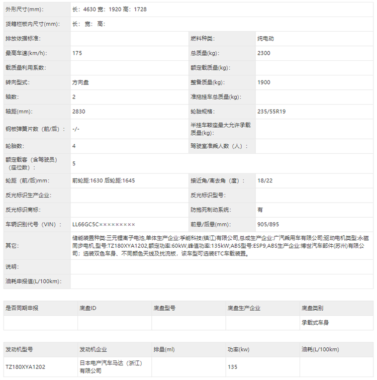 广汽三菱旗下首款纯电动SUV阿图柯申报信息曝光-第4张图片-科技快讯