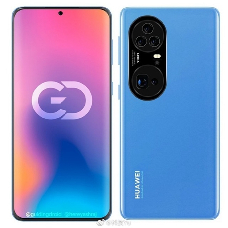 华为P50 Pro+摄像头曝光，双圆环五摄超大底，200倍数码变焦-第1张图片-科技快讯