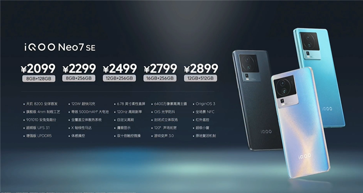 iQOO 11系列与iQOO Neo7 SE发布，主打性能更适合游戏玩家-第12张图片-科技快讯