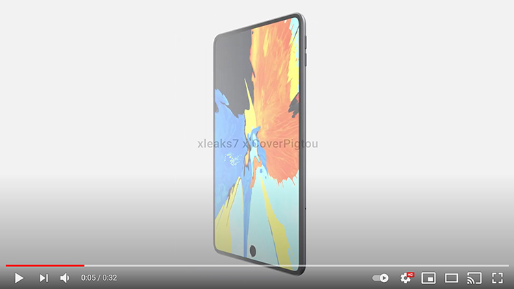 屏下指纹还是屏下挖孔？iPad mini6模型曝光-第3张图片-科技快讯