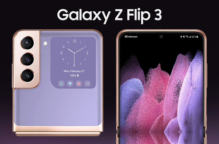 三星Galaxy Z Flip最新渲染图流出，科技感和时尚兼得-第3张图片-科技快讯