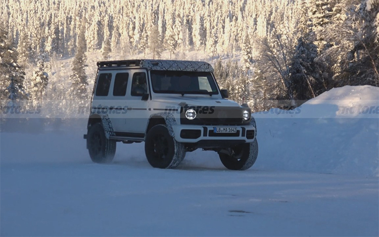 梅赛德斯AMG G 63 4x4&sup2;低伪装谍照曝光 有望年内发布-第1张图片-科技快讯