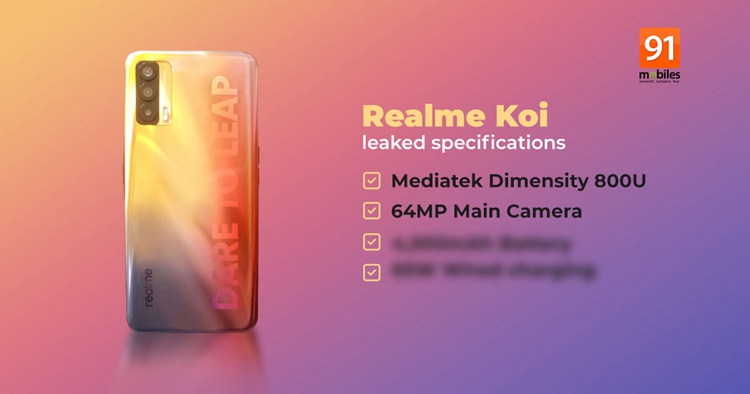 Realme锦鲤手机遭曝光，天玑800U，外观设计锦鲤国潮风-第2张图片-科技快讯