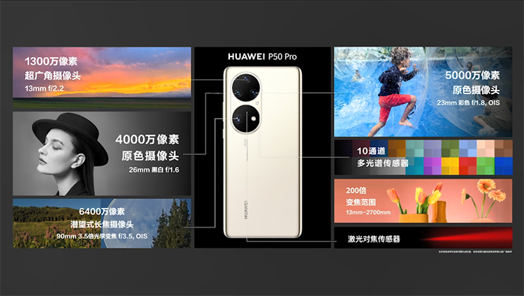 华为正式推出P50系列新机：搭载原色双影像单元 全系仅支持4G *** -第6张图片-科技快讯