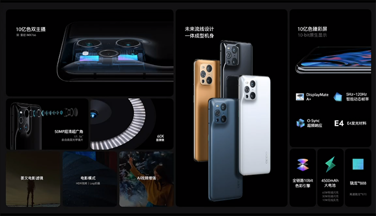 OPPO Find十年之作 Find X3系列手机售价4499元起-第12张图片-科技快讯