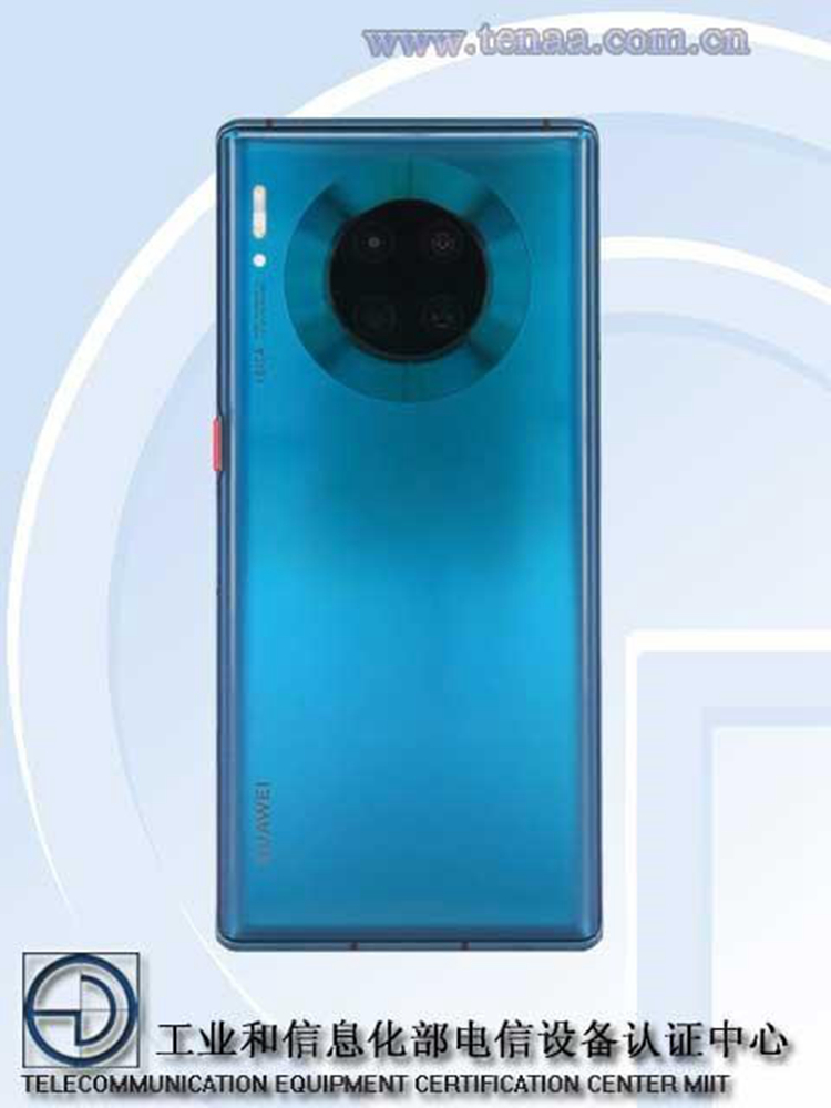 华为又一部瀑布屏新机入网，与Mate30 Pro颇为相似-第1张图片-科技快讯