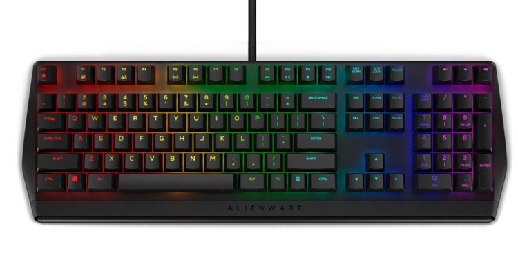 Alienware发布AW410K RGB机械键盘 延续AW510K设计 取消音量旋钮-第1张图片-科技快讯