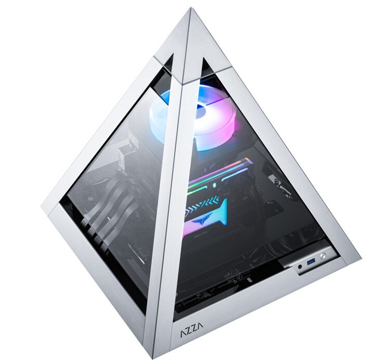 美国机箱品牌AZZA发布Pyramid Mini 806机箱：金字塔造型 支持ATX主板-第1张图片-科技快讯