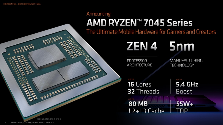 AMD推出海量Zen 4架构处理器：笔记本与桌面均有大招-第2张图片-科技快讯