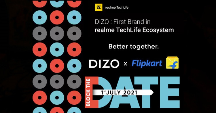realme推出旗下AIoT新品牌 Dizo，将于7月1日海外正式发布新品-第1张图片-科技快讯