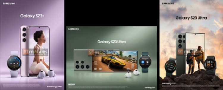三星Galaxy S23系列海报曝光，手机外观再次证实，相比上代有所改变-第1张图片-科技快讯