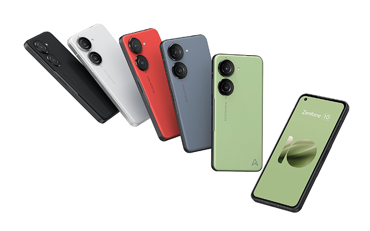 华硕Zenfone 10渲染图曝光 后置圆环双摄并提供5种配色-第2张图片-科技快讯