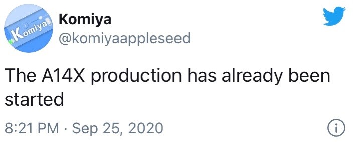 A14X处理器开始量产   或首发于新款iPad Pro上-第1张图片-科技快讯