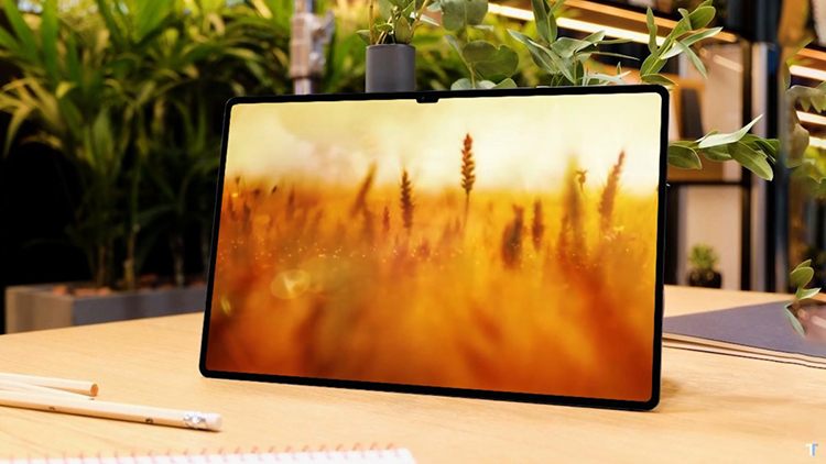 三星Tab S8 Ultra平板详细规格曝光：14.6英寸大小，窄刘海前置双摄-第1张图片-科技快讯