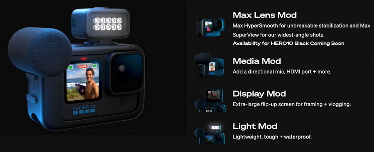 GoPro挤出新运动相机 Hero10 Black更高支持5.3K60P-第5张图片-科技快讯