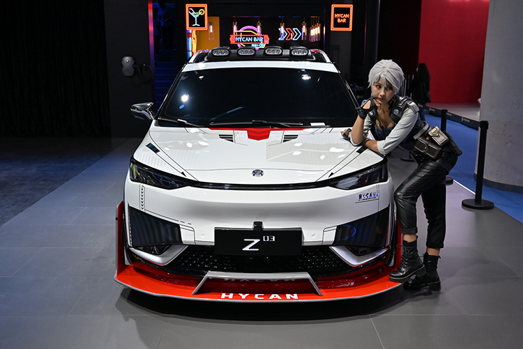 2021成都车展丨合创Z03量产品正式亮相 并带来《灵笼》跨界涂装-第6张图片-科技快讯