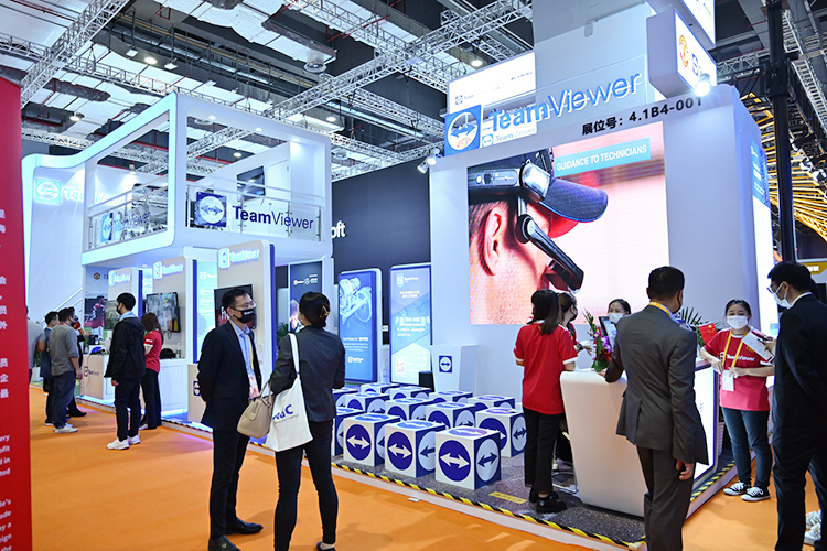 CIIE2021丨TeamViewer演示增强现实等解决方案，借助AR实现可视化远程连接-第1张图片-科技快讯