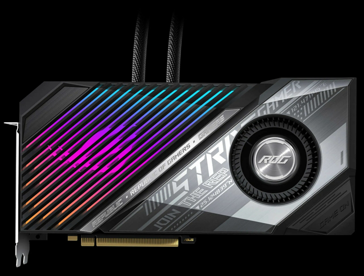 ROG Radeon RX 6800 XT非公版显卡曝光：满满的科幻风-第1张图片-科技快讯