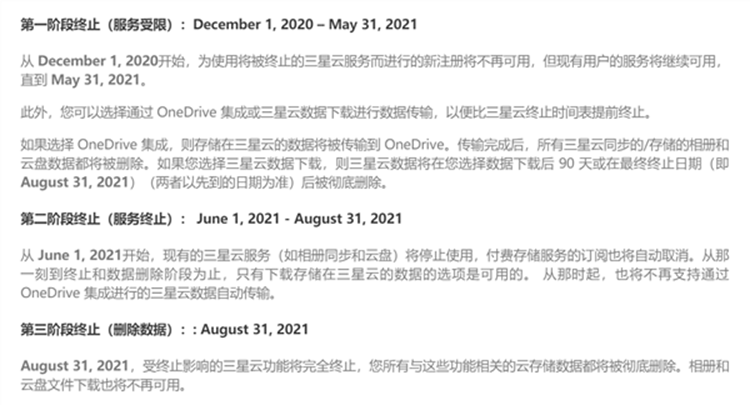 三星云功能将会在6月30日关闭，请立即迁移文件-第2张图片-科技快讯