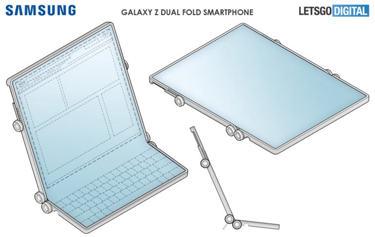 三星Z Dual Fold双开折叠手机曝光，小型的折叠型平板电脑-第3张图片-科技快讯