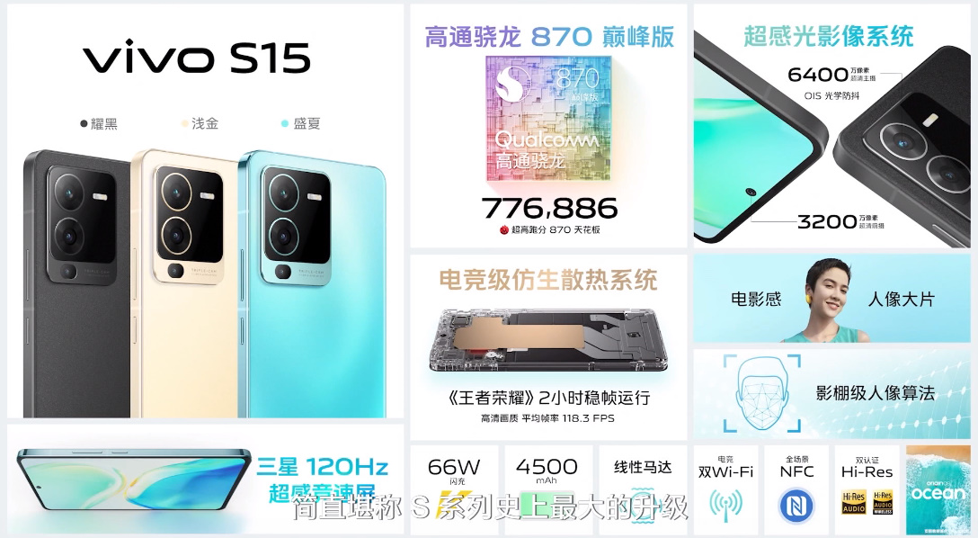 vivo S15系列手机发布，性能竟成主打卖点之一？起售价2699元-第5张图片-科技快讯