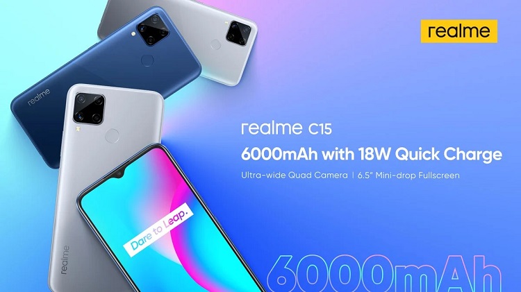 Realme C15于印尼正式发布，搭载6000mAh超大电池-第1张图片-科技快讯