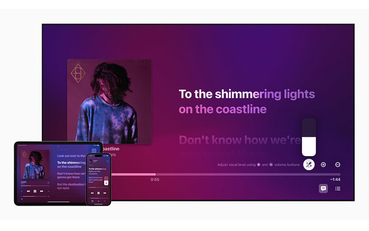 苹果推出Apple Music Sing唱K功能 兼容iPhone和iPad以及Apple TV-第1张图片-科技快讯