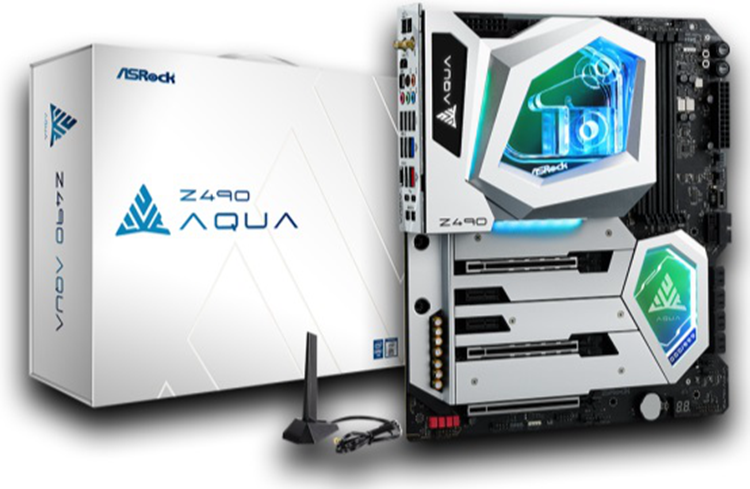 全球仅有999块：华擎开售Z490 AQUA水冷主板-第1张图片-科技快讯