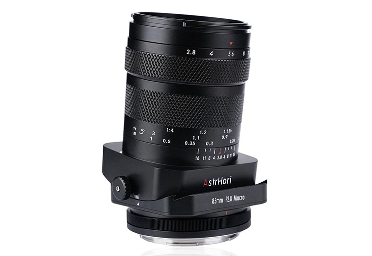 岩石星发布85mm F2.8微距移轴镜头 APS-C下可倾斜8&deg;-第2张图片-科技快讯