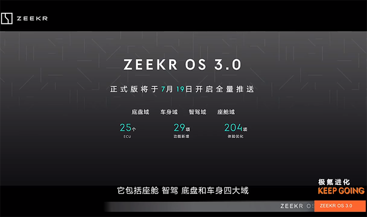极氪001升级骁龙8155智能座舱 老车主支持免费换装-第9张图片-科技快讯