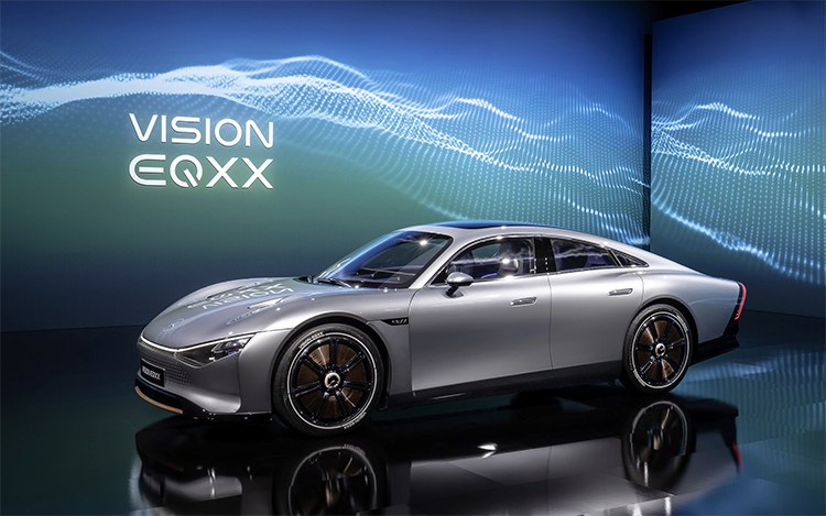 奔驰设计师发布新车预告图：与VISION EQXX概念车神似 5月19日揭晓-第2张图片-科技快讯