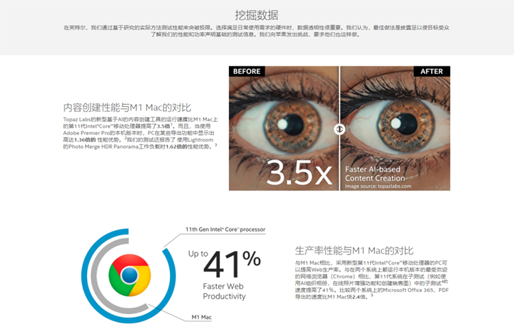 这才是"True PC CPU" 英特尔推出了PC VS Mac网页-第4张图片-科技快讯